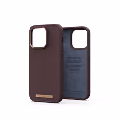 Njord byELEMENTS Genuine Leather, Housse, Apple, iPhone 14 Pro, 15,5 cm (6.1"), Marron