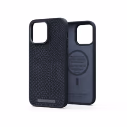 Njord byELEMENTS Salmon Leather Magsafe Case - iPhone 14 Pro Max - Black, Housse, Apple, iPhone 14 Pro Max, 17 cm (6.7"), Noi ...