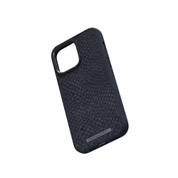 Njord byELEMENTS Salmon Leather Magsafe Case - iPhone 14 Pro Max - Black - Vue supplémentaire 12