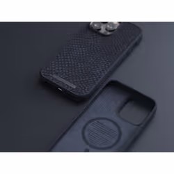 Njord byELEMENTS Salmon Leather Magsafe Case - iPhone 14 Pro Max - Black - Vue supplémentaire 20