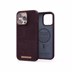 Njord byELEMENTS Salmon Leather Magsafe Case - iPhone 14 Pro Max - Rust