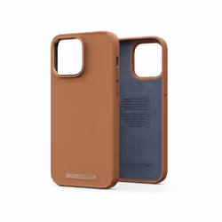 Njord byELEMENTS Genuine Leather, Housse, Apple, iPhone 14 Pro Max, 17 cm (6.7"), Couleur cognac