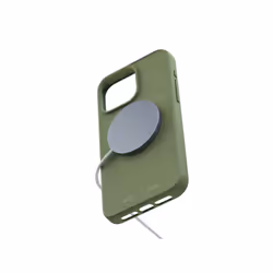 Njord byELEMENTS Suede MagSafe Case for iPhone 15 Pro Max, Olive