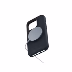 Njord byELEMENTS Suede MagSafe Case for iPhone 15 Pro, Noir