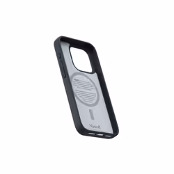 Njord byELEMENTS Suede MagSafe Case for iPhone 15 Pro, Noir