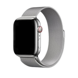 Bracelet Milanais - Decoded - Apple Watch 8 41mm - Acier Inoxydable - Titane - Magnétique
