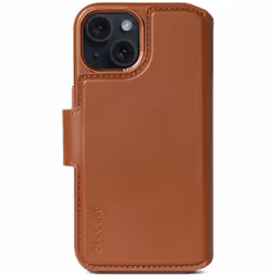 Decoded D24IPO15DW5TN, Étui avec portefeuille, Apple, iPhone 15, 15,5 cm (6.1"), Marron