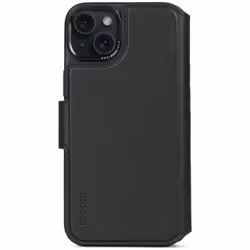 Decoded D24IPO15PLDW5BK, Étui avec portefeuille, Apple, iPhone 15 Plus, 17 cm (6.7"), Noir
