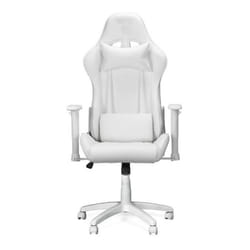 Chaise Gaming - RANQER - Felix - Ergonomique - Dossier réglable - Couleur Blanc