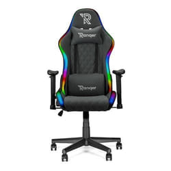 Ranqer Felix Chaise Gaming - Chaise de bureau ergonomique avec dossier et coussin réglable pour set-up gaming - Gris