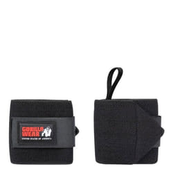 Protèges poignet - Gorilla Wear - Wrist Wraps Basic - Noir/Rouge - Taille unique - Musculation