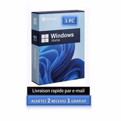 Logiciel - Microsoft - Windows 11 Famille  -  Clé dactivation - 1 PC - Licence authentique