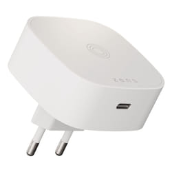 ZENS ZESC18W/00 chargeur d'appareils mobiles Écouteurs, Smartphone, Universel Blanc Secteur Recharge sans fil Charge rapide Intérieure