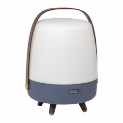 Kooduu - lampe haut-parleur - portable et sans fil - connexion bluetooth et son haute fidélité, couleur bleu - lite-up play o ...