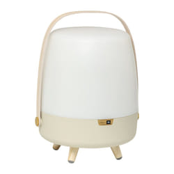 Kooduu - lampe haut-parleur - portable et sans fil - connexion bluetooth et son haute fidélité, couleur beige - lite-up play sand