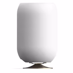 Kooduu - enceinte bluetooth sans fil avec lampe led et seau à glace - atmos argent brosse