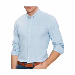 Chemise Bleu Homme Tommy Hilfiger Dobby