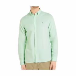 Chemise Vert Homme Tommy Hilfiger Dobby