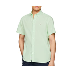 Chemise Blanche/Verte Homme Tommy Hilfiger Gingham