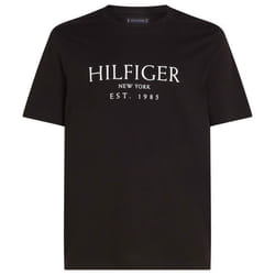 T-Shirt - Tommy Hilfiger - Grand Hilfiger - Noir - Manches courtes - Col arrondi
