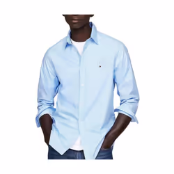 Chemise Bleu Homme Tommy Hilfiger Poplin 0GY