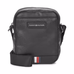 Sacoche porté épaule - Tommy Hilfiger - Noir - 100% Polyuréthane - Bandoulière réglable - Fermeture zippée