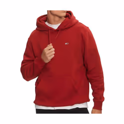 Sweat à Capuche Bordeaux Homme Tommy Hilfiger Flag Hoodi