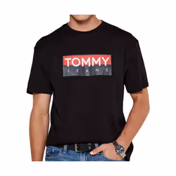 T-shirts Noir Homme Tommy Hilfiger Reg