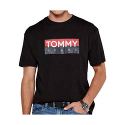 T-shirts Noir Homme Tommy Hilfiger Reg