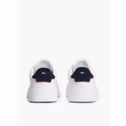 Tommy Hilfiger 8720638188421 chaussure de sport à la mode Mâle Blanc, Marine, Bleu - Vue supplémentaire 4