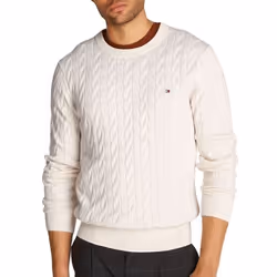 Pull Tommy Hilfiger Classic Cotton Cable Crew Hommes