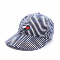Casquette Bleue Mixte Tommy Hilfiger Heritage Stripe