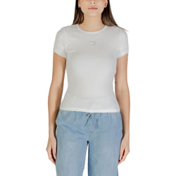 T-shirt Tommy Hilfiger Slim Badge Ribbed Femmes