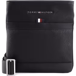 Sac à épaule bandoulière - TOMMY HILFIGER - TH Transit PU Mini Crossover - Noir - 20x22x2 cm - 290 g