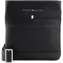 Sac à épaule bandoulière - TOMMY HILFIGER - TH Transit PU Mini Crossover - Noir - 20x22x2 cm - 290 g