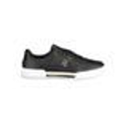 TOMMY HILFIGER Baskets Sneakers Femme Noir Textile SF16998