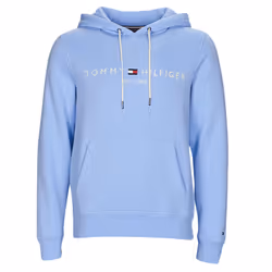 Sweat à Capuche Bleu Homme Tommy Hilfiger Logo Hoodie