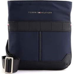 Sac à épaule bandoulière - TOMMY HILFIGER - TH Elevated Mini Crossover - Bleu Space - 20x23x6 cm - 445 g