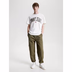 Tommy Hilfiger DM0DM17730 Tee-shirt Encolure torsadée Manche courte