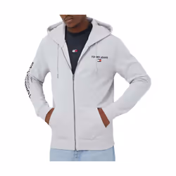 Sweat Zippé Gris Homme Tommy Hilfiger Entry Zip