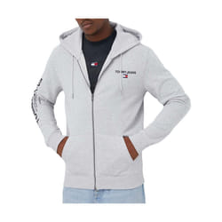 Sweat Zippé Gris Homme Tommy Hilfiger Entry Zip