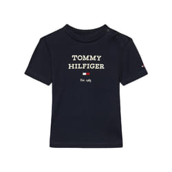 T-shirt - Tommy Hilfiger - KN0KN01761 - Marine - 100% Coton - Manches courtes