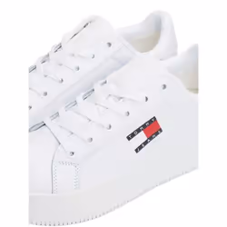 Tommy Hilfiger EN0EN02518YBS, Femelle, Adulte, Chaussures de sport à la mode, Blanc, Monochromatique, Fermeture par lacet