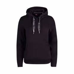Sweat à Capuche Noir Femme Tommy Hilfiger Logo Drawcor