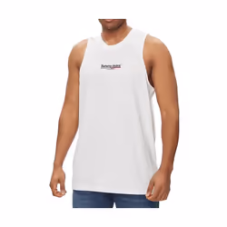 Débardeur Blanc Homme Tommy Hilfiger Flag Tank