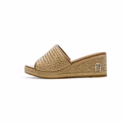 Sandales Beige Femme Tommy Hilfiger Rope Wedge