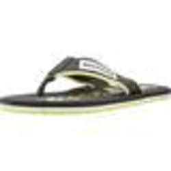 Tongs Noire/Jaune Homme Tommy Hilfiger Patch Beach