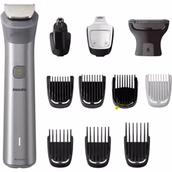 Philips All-in-One Trimmer MG5940/15 Série 5000, Acier inoxydable, 0,5 mm, 1,6 cm, 1 mm, Barbe, Oreille, Nez, Batterie