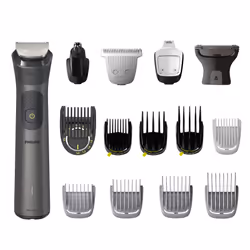 Philips All-in-One Trimmer MG7950/15 Series 7000, Gris, 0,5 mm, 2 cm, 0,2 mm, Barbe, Oreille, Nez, Batterie