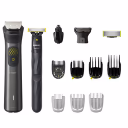 Philips All-in-One Trimmer MG9550/15 Series 9000, Gris, 0,2 mm, 2 cm, 0,2 mm, Barbe, Oreille, Visage, Moustache, Nez, Batteri ...